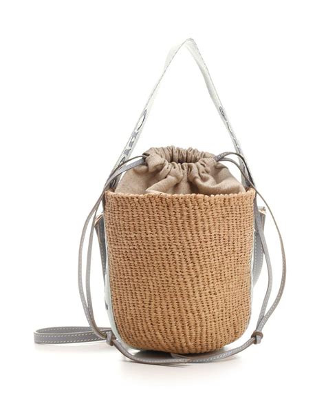 chloe blue bag sale|chloe straw bucket bag.